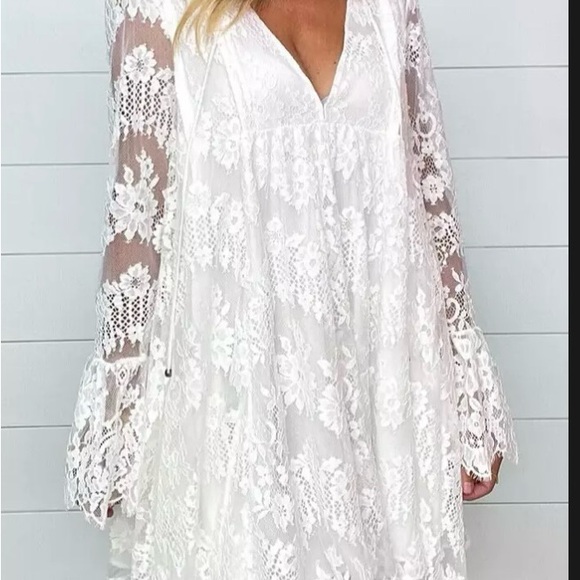 Free People Dresses & Skirts - NWT Free People Aurelia Lace Mini Dress